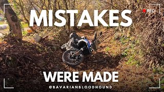 BMW R 1300 GS vs. Brutal Terrain on TET Italy Section 09 – Sometimes You Just Have to Lay It Down!