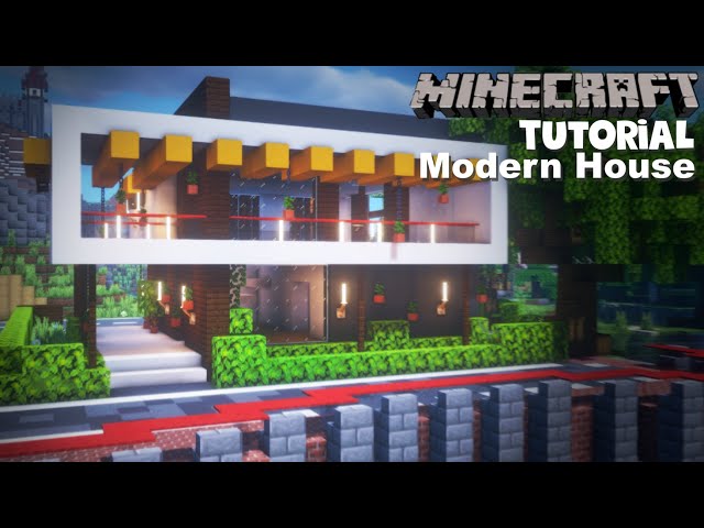 Simple modern house Minecraft Map