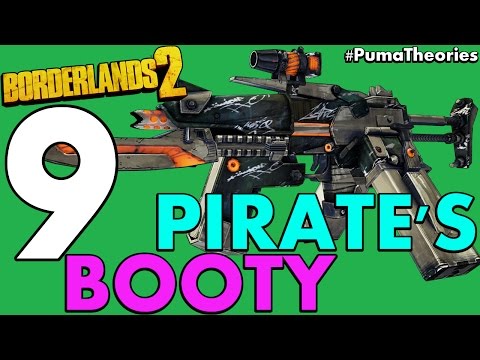 Top 9 Best Pirate's Booty DLC Guns and Weapons in Borderlands 2 #PumaCounts