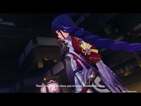 Genshin Impact - RAIDEN SHOGUN BAAL KILLS LA SIGNORA (Cutscene)