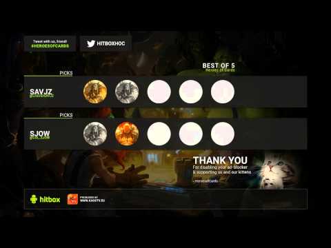 LiquidSavjz vs Sjow - Heroes of Cards 3 - Hearthstone