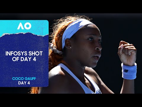 Incredible Coco Gauff! | Infosys Shot of Day 4 | Australian Open 2026