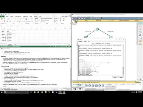 CCNA1 6.5.1.2 Packet Tracer