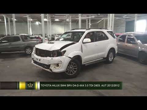 TOYOTA HILUX SW4 SRV D4-D 4X4 3.0 TDI DIES. AUT 2012/2012