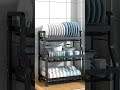 Dish Drying Rack With Draining Plate For Kitchen Counter DishDrying Rack Draining Kitchen Home