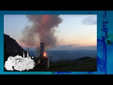 Pucanj topa s Gradine u Srebreniku označava vrijeme iftara - Pred iftar - 01.06.2017.