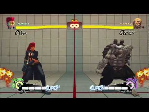 Gouken Tips vs C.Viper :SSF4AE2012