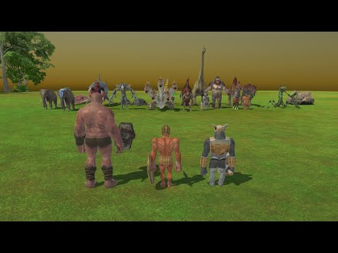 3 Musketeers VS Boss + 2 Secondary Boss - Animal Revolt Battle Simulator