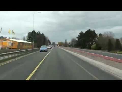 Cab ride bus; Veolia lijn 32: Naaldwijk-Delft (met omleiding) (20150404) (10x versneld)