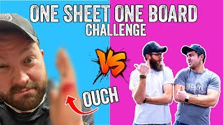 1 Sheet + 1 Board 48 Hour Chair Build Challenge!