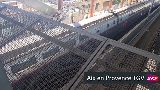Départ TGV : Gare d'Aix-en-Provence TGV