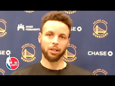 柯瑞談勇士擊敗獨行俠的關鍵、歐布瑞和湯普森 | NBA on ESPN (Stephen Curry on the keys to the Warriors' win vs. Mavs, Kelly Oubre and Klay Thompson | NBA on ESPN)