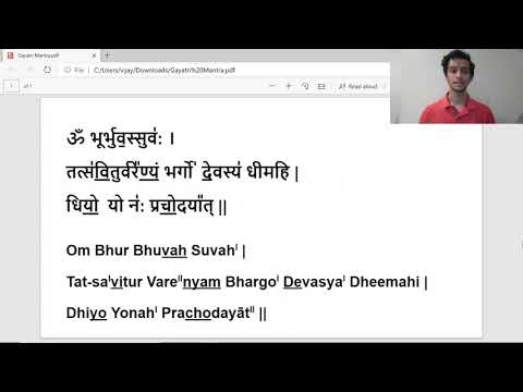 Learn Vedic Chanting | Gayatri Mantra | Om Bhur Bhuva Suva
