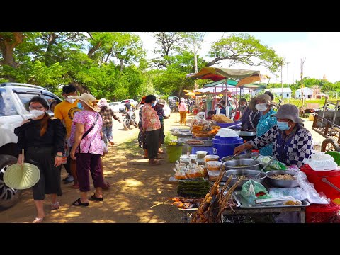 Khmer Street Fast Food - Many Kind Of Fresh Yummy Foods For Sales In Our Daily Life