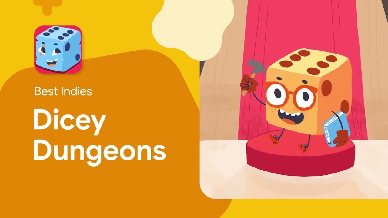 An animated slideshow introduces the best games from each category by showing example gameplay videos alongside the corresponding game titles.
