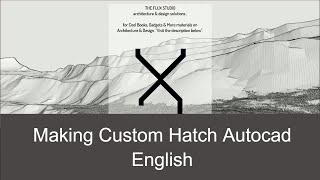 Making Custom Hatch- AutoCAD English