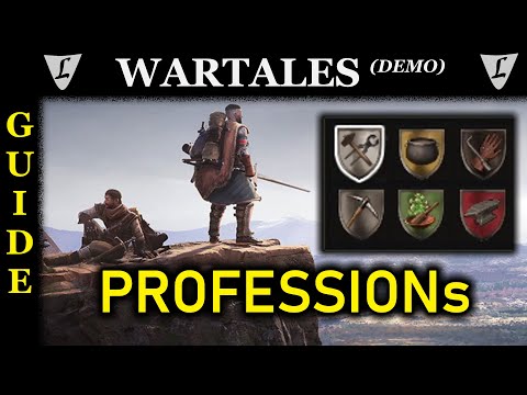 WARTALES - Guide || Crafting || What are PROFESSIONs