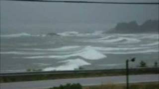 preview picture of video 'Hurricane Earl Ingonish Cape Breton Island Nova Scotia.wmv'