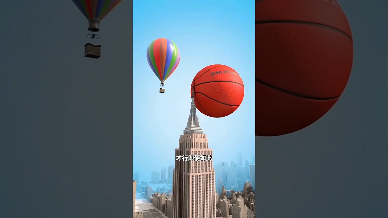 What would happen if a person threw a basketball from a building.. 🏀 #shortsfeed #shorts