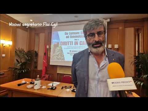 Presentazione calendario “Brigate del Lavoro” Flai Cgil: intervista al segretario Giovanni Mininni