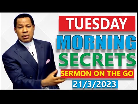 TUESDAY MORNING SECRETS || 21ST MARCH, 2023 || PASTOR CHRIS || REACTION!
