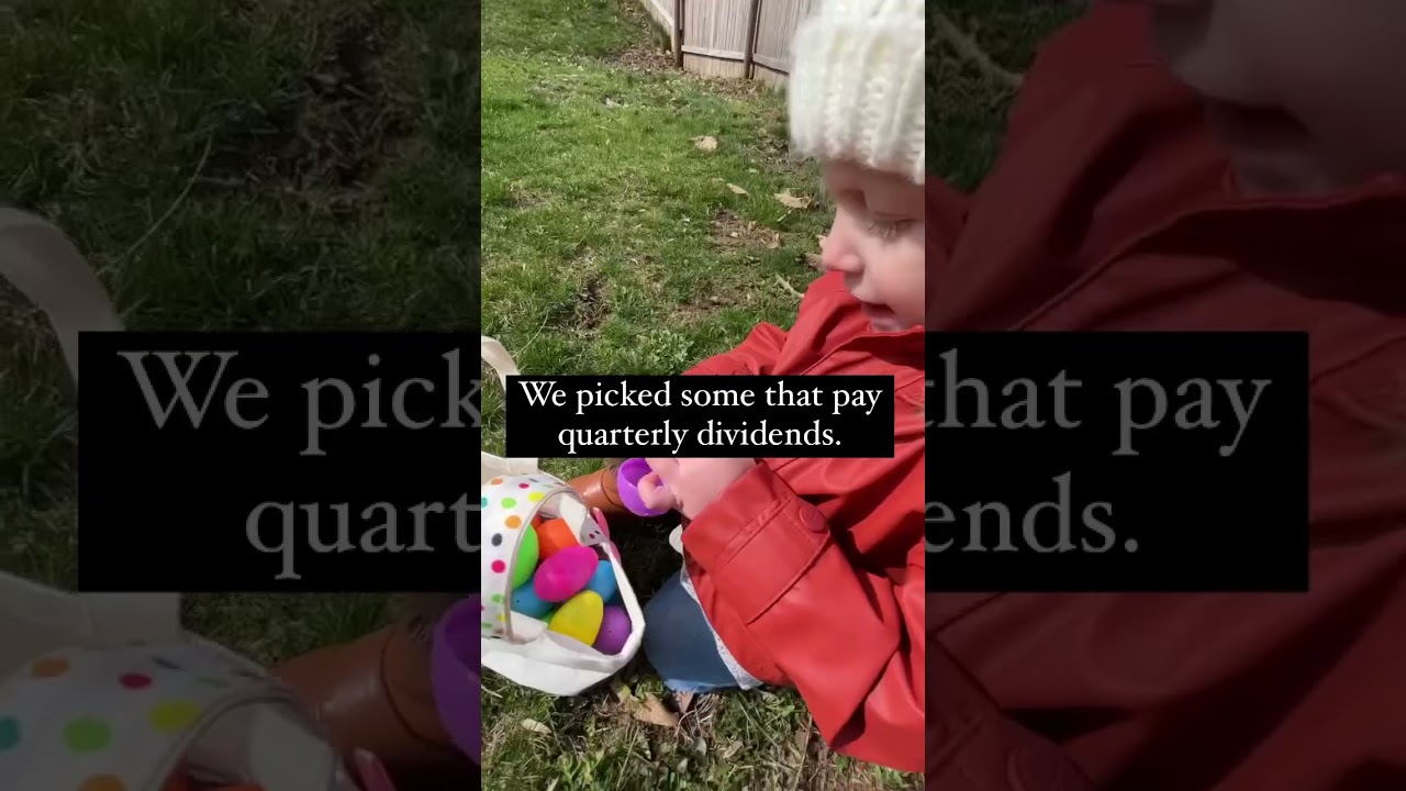 $1000 Inside Easter Eggs. Invest early. Buy & Hold. #stocks #investing #money #personalfinance