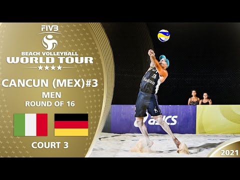 Carambula/Rossi vs. Ehlers/Flüggen - Men's Round of 16 | Full Match | 4* Cancun 2021 #3