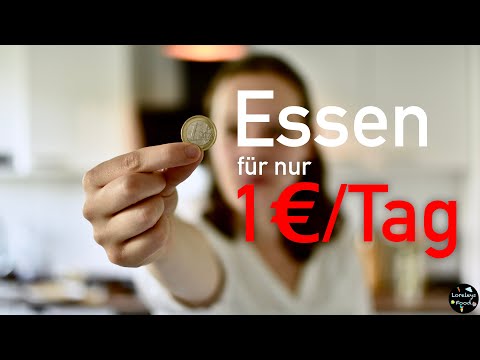 Essen für NUR 1€ pro Tag?! 🤑😱| Loreleys Selbstexperiment