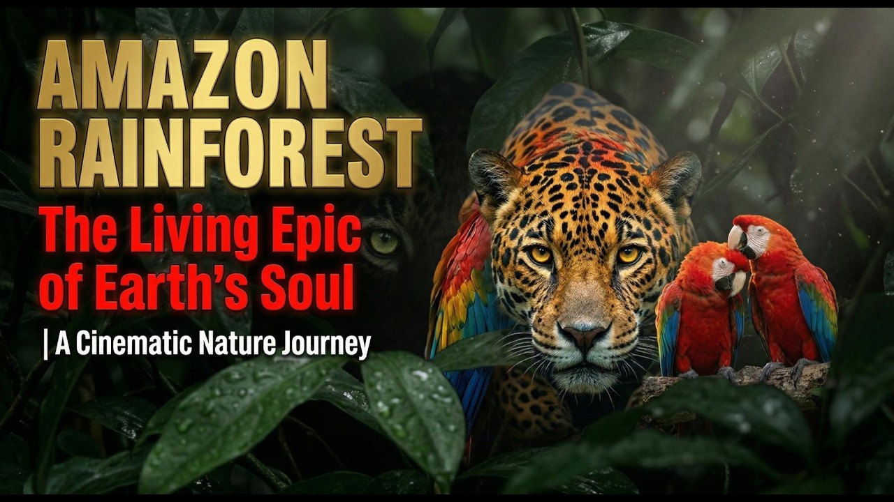 Amazon Rainforest — The Living Epic of Earth's Soul | A Cinematic Nature Journey