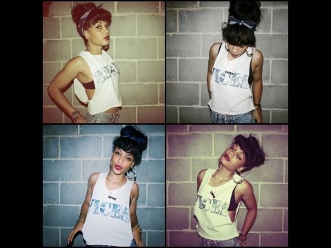 DIY Cropped Muscle Tee #DIYGawd