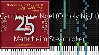 🎹 Cantique de Noel (O Holy Night), Mannheim Steamroller, Synthesia Piano Tutorial