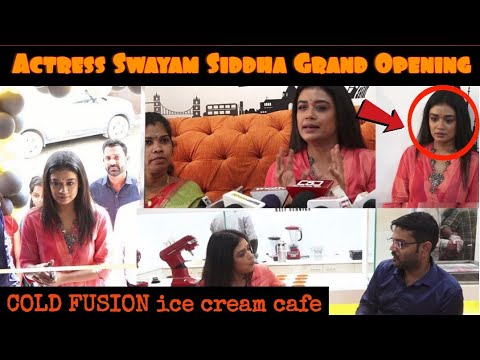 Auto Shankar' Series fame Actress Swayam Siddha @ Grand Opening of COLD FUSION ice cream cafe