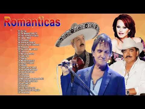 JUAN GABRIEL, PEPE AGUILAR, ROCIO DURCAL Y ROBERTO CARLOS MIX 50 EXITOS BALADAS ROMANTICAS INMORTAL