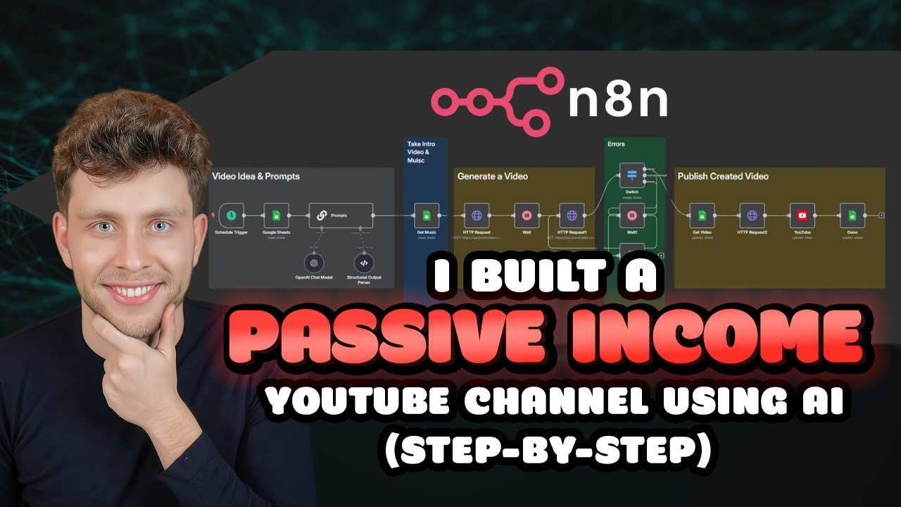 I Built a Passive Income YouTube Channel Using AI (Step-by-Step)