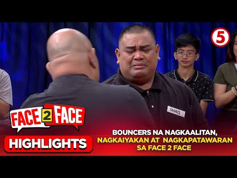 Bouncers na nagkaalitan, nagkaiyakan at nagkapatawaran Face 2 Face