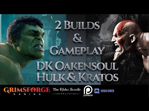ESO 2 DK Oakensoul PVP Builds. HULK & Kratos "Ghost of Sparta". #ezmode #thefatrat #esopvp