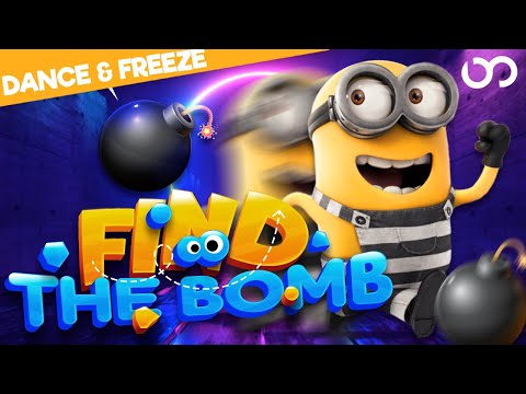 Dance • Freeze • Find the Bombs 💣 Minions Brain Break 💣 Just Dance Party Game 💣 GoNoodle