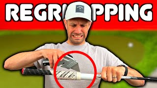 How to REGRIP YOUR GOLF CLUBS at home - Quick 2 Minute Tutorial