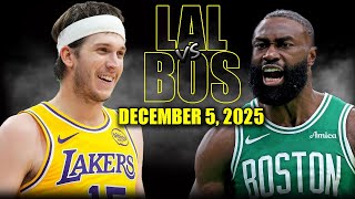 [검증마트]12월06일 LA레이커스 보스턴 NBA 하이라이트
