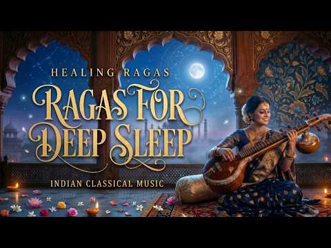 Healing Sleep Raga 🌌 | Indian Classical Night Music for Deep Rest, Relaxation & Inner Calm