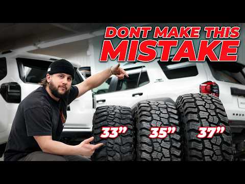 Watch This Before Picking Your Tire Size | 33 vs 35 vs 37