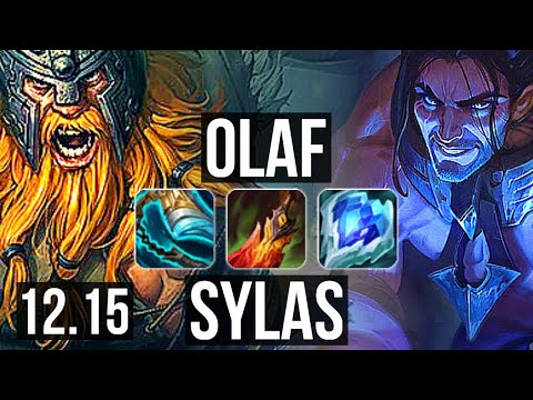 OLAF vs SYLAS (MID) | Quadra, 68% winrate, Legendary, 16/4/7 | EUW Diamond | 12.15