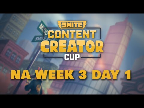 SMITE Content Creator Cup - NA Week 3 Day 1