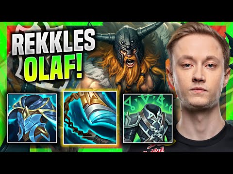 REKKLES PERFECT GAME WITH OLAF! - G2 Rekkles Plays Olaf JUNGLE vs Elise! | Season 11