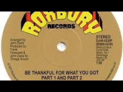 William DeVaughan - Be thankful for what you got