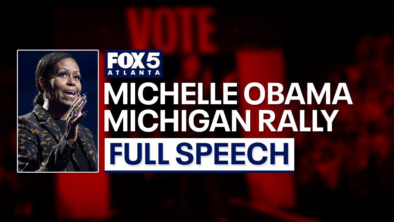 Michelle Obama full speech at Kamala Harris Michigan rally | FOX 5 News