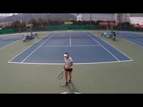 2019.3.1 清水綾乃 vs 内島萌夏 4/10 女子シングルス本戦二回戦【富士薬品セイムス ウィメンズカップin大阪体育大学】