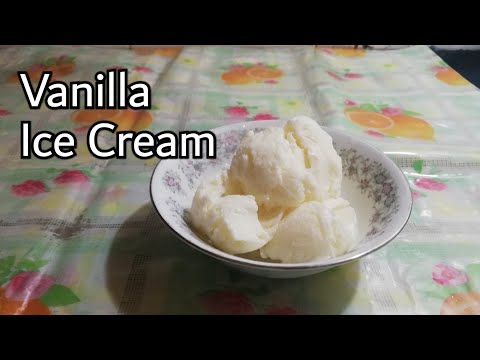 Easy and tasty home made vanilla ice cream