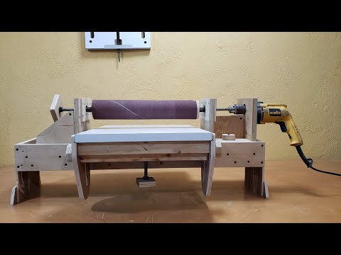 A DIY Thickness Sander // Sanding station part 3 Drum Sander