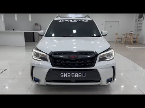 Subaru Forester 2.0XT Turbo 4WD Sunroof 2016 White Rear Entertainment Android - SNB588U